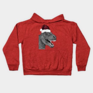 Santa-saurus Rex Kids Hoodie